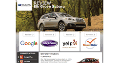 Desktop Screenshot of elkgrovesubarureviews.com