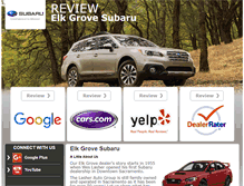 Tablet Screenshot of elkgrovesubarureviews.com